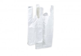 Bolsas camiseta lisas blanco y color
